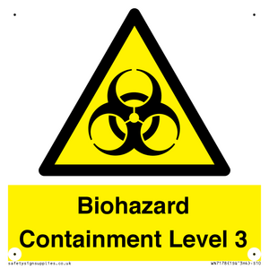 Biohazard  Containment Level 3